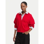 Tommy Jeans Jopa Flag DW0DW22834 Rdeča Boxy Fit
