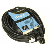 ADJ 1621000010 AC-DMX3/15 3 p. XLRm/3 p. XLRf 15m DMX
