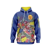 OTSO moška športna majica Chupa Chups Graffiti, z dolgimi rokavi, poliester, L, črna