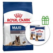 ROYAL CANIN MAXI Ageing 8+, 15 kg + 2 pločevinke BREZPLAČNO