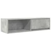 Vidaxl TV omarica betonsko siva 100x31x25,5 cm inženirski les