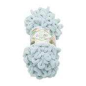 Alize PUFFY - 100 g / 9 m - svetlo siva