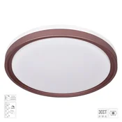 Prezent 71344-LED prigušiva plafonska svetiljka FLOREN LED/30W/230V 3000/4000/6500K braon