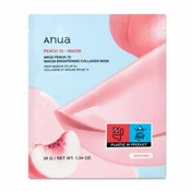 Anua Peach 70 + Niacin maska iz blaga Brightening Collagen Mask 4 x 38 g