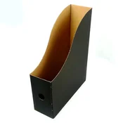 Držac dokumenata FORTUNA 80 mm kartonski sklopivi crni 02.0014501