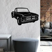 Wallity Zidna dekoracija GMC C/K 1967, 60 x 39 cm, Crna