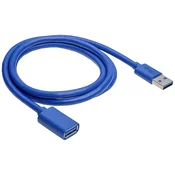 Akyga Akyga USB kabel USB-A vtič\, USB-A vtičnica 1.0 m črna AK-USB-28, (20578043)