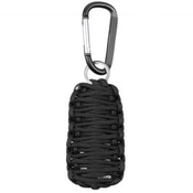 Set za preživetje v naravi MFH Survival Kit, Parachute Cord, black