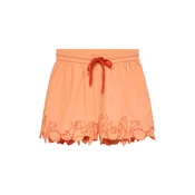 Vero Moda Športne kratke hlače Lucia 10350997 Svetlo oranžna Regular Fit