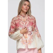 Ženska bluza z okrasnim vzorcem