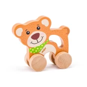 Medvedek Woody na kolesih z ročajem