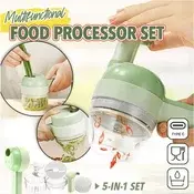 FoodProcessor, 5-delni kuhinjski set za sekljanje, rezanje, lupljenje in čiščenje