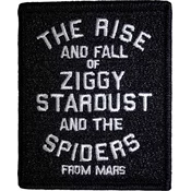 David Bowie The Rise And Fall Iron-On Patch