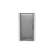 Mexen Rox drsna tuš vrata 130 cm, prozorna, črna - 8C2-130-000-70-00