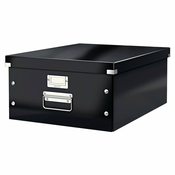 Črna škatla za shranjevanje Leitz Universal, dolžina 48 cm