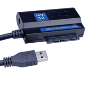 VALUE USB 3.0 to SATA 6.0 Gbit/s Adapter 1.2 m Crno