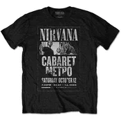 Nirvana Cabaret Metro Black L Majica