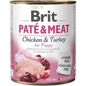 Brit BRIT Pašteta & Meso Puppy - 800g