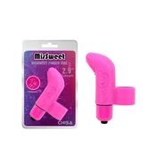 Vibrator MisSweet Finger Vibe, 7.4cm, Roze