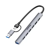 Unitek Unitek hub USB-A/C 7W1 USB-A 5 Gbps
