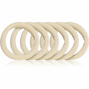 BrushArt Hair Band gumice za kosu 6 kom Beige 6 kom