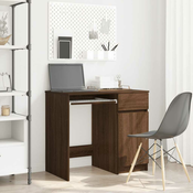 Radni stol smedi hrast 86x49x76 cm konstruirano drvo