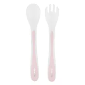 kikkaBoo Set kašicica i viljuška PP Pink (KKB40099)