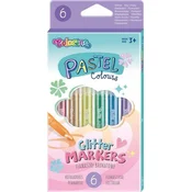 shumee Colorino bleščeči markerji 6 pastelnih barv