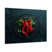 shumee Steklena zaščitna plošča ZA štedilnik 60x52 chili