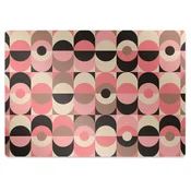 Decormat Podloga za zaščito tal Vintage circle 140x100 cm 2 cm