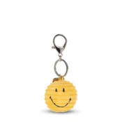 SMILEY obesek za ključe Eco Corduroy, 4,5 cm, rumen
