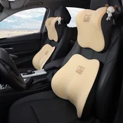 Icaroom Set jastuka za vrat i leda za auto sedište T-662/632MS, Kajsija