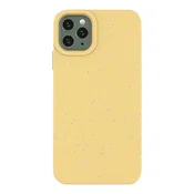 HURTEL Eco Case etui za iPhone 11 Pro silikonski ovitek ohišje za telefon rumena