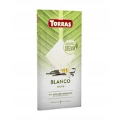 Torras bela čokolada brez sladkorja s stevio 100 g