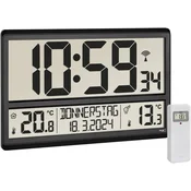TFA TFA Dostmann 60.4521.01 XL digitalna radijska ura s zunanjo temperaturo