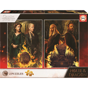 Educa - Puzzle 2x500 Zmajeva hiša - 500 kosov