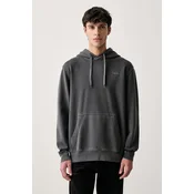 G-Star pulover moški bombažen Logo overdyed hooded