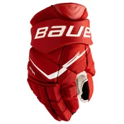 Hokejske rokavice Bauer Vapor FLYLITE Red Junior 11 palcev