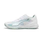 PUMA Accelerate Turbo 4 W+ Game On Handball Shoes Women, Shoes, White/Baltic Sea Blue/Fresh Water, 39
