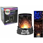 Projector Star Planets Night Light with BatteriesGO – Kart na akumulator – (B-Stock) crveni