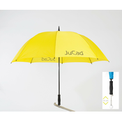 Jucad Telescopic Umbrella Yellow