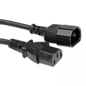 Secomp Roline Monitor Power Cable, IEC320 C14 - C13, black, 1.0m