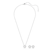 Swarovski Set nakita srebrna/transparentna/biserno bela