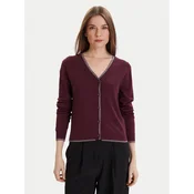 Vero Moda Pletena jopica Happy 10336313 Vijolična Regular Fit