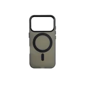 Silikonska futrola Magsafe FLURO COLOR Iphone 17 Pro Max CRNA