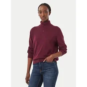 Tommy Jeans Pulover ESSENTIAL lila