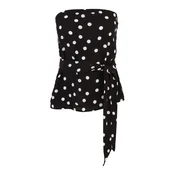 Vero Moda Petite Top VMELISA črna/bela