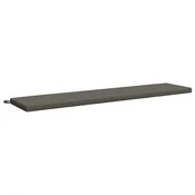 Vidaxl Blazina za klop SOEST 100% poliester Siva 170 x 40 x 5 cm