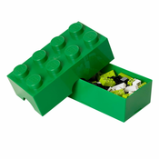 LEGO KUTIJA ZA ODLAGANJE ILI UŽINU, MALA (8): TAMNO ZELENA