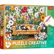 Trefl - Puzzle Creative:  Cat Orangery - 500 dijelova